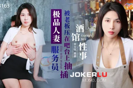 XK8163 酒館性事 極品人妻服務員被老板壓在吧台上抽插
