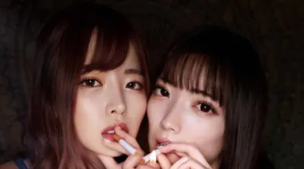 FC2-PPV-4542592 两个美女巨乳辣妹俱乐部厕所双口交带回家女同趴