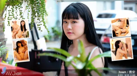 放蕩的串流女主播喬安在鏡頭前和粉絲淫亂