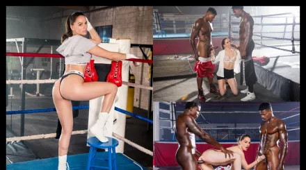 性感女孩被兩名黑人拳擊手操 Tori Black
