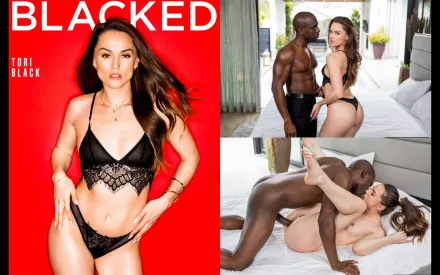 性感寶貝脫下衣服讓黑色大雞巴深深操 Tori Black